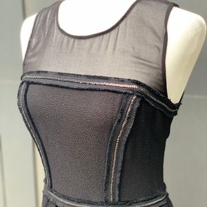 Sandro Black Cocktail Dress